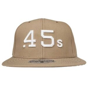 Houston Colt 45s Mitchell & Ness MLB Fitted 7 3/4‎ Flatbill Cap Hat Khaki NWT